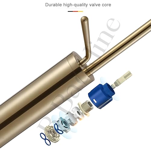 Image of B Backline Basin Mixer Tap Hot Cold | Wash Basin Mixer Faucet | Pillar tap for wash Basin | Tap for Bathrooms & Livingroom (Gold)