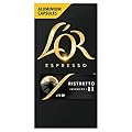 L'OR Espresso Ristretto Intensity 11 - Nespresso* Compatible Coffee Capsules (Pack of 10, 100 Capsules in Total)