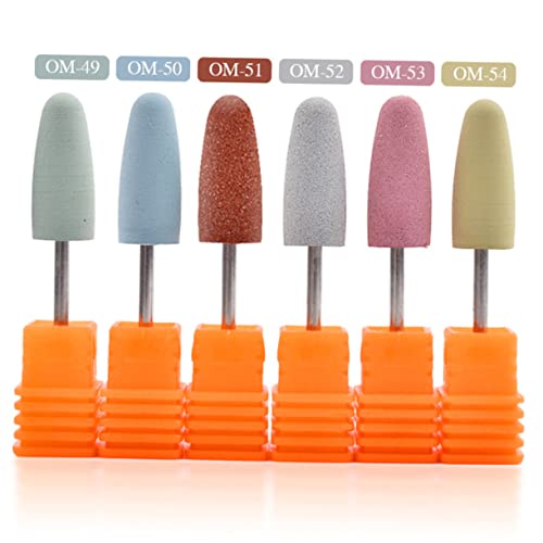 Housoutil 2pcs brocas para torno de manicura profesional miniatura 2
