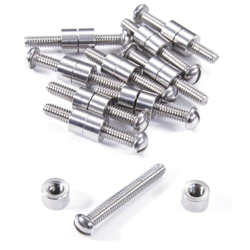 Loveless Fasteners for DIY Handles &amp; Knife Handle Repair - USA Size (0.312 x 8-32US x 1.15 Inch) - (Stainless Steel/Stainless Steel) - (10 Pk)