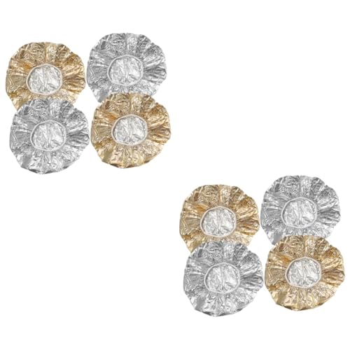 Gogogmee 2sets Professional Hair Processing Hat Thermal Highlights Cap Deep Conditioner Cap Elastic Band 4pcs*2