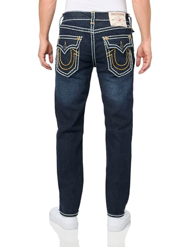 Image of True Religion Men's Ricky Straight Leg Jeans with Back Flap Pockets - Mens Jeans