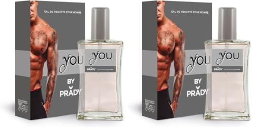 Prady - You Homme - Hombre - 100ML - Fragancia fresca y sofisticada para el hombre moderno (Paquete de 2)