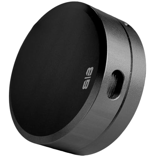Baldursbreeze Premium Aluminium Schnupftabak Dosierer Schnupftabakdose und Schnupftabakspender Sniffer Snuff Dispenser (Schwarz)