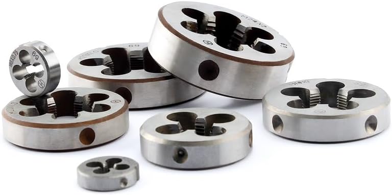 Fine Tooth Die Alloy Steel Round Dies Threading Cutting Tool M3*0.35 M4*0.5 M6*0.75 M8*1 M10*0.75 M12*0.75 M14*1 M24*1 M30*1.5(Fine Tooth M30x1.5)