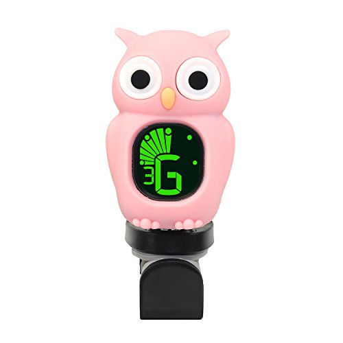 BestSounds - Pantalla LCD para guitarra, gafa, ukelelele, violín, banjo, rosa