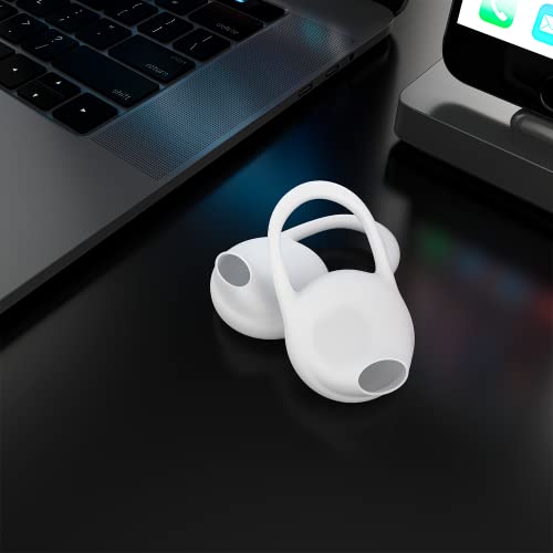 Ear Tips Soft Replacement Silicone Gel Cover Pads 10 PCS for Bluetooth Headset Earbuds Earphones Earpiece - Clear