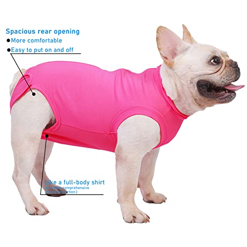 Image of Dog Surgery Recovery Suit - After Spay, Abdominal Wounds Post Surgical Recovery, Anti Licking Breathable Dog Onesies for Small, Medium & Large Pet, Alternative Bandages Cone E-Collar