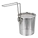 HEMOTON Cesta de malla de acero inoxidable para pasta, cesta para hervir, cesta para pasta y fideos, para pasta