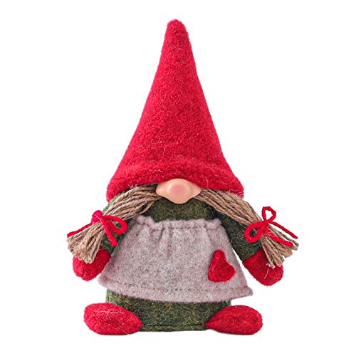 ADOSSAC Décorations De Saint-Valentin poupée Peluche Gnomes Ornements de Mignon Poupée sans Visage Poupée De Saint Valentin Décorations en Peluche Cover