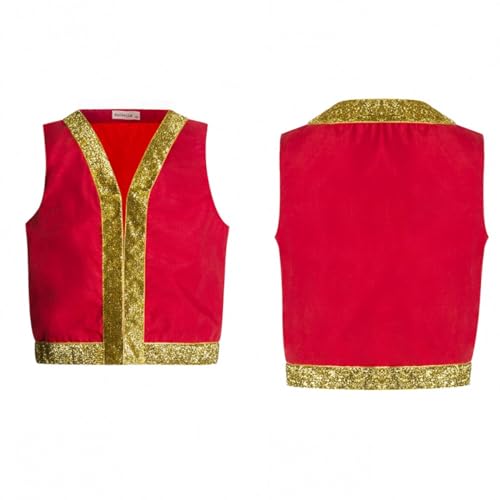 Disfraz chaleco Mushroom para niños rojo y verde