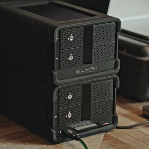 Image of Glyph Technologies Blackbox PRO RAID 16TB (2x8TB) 2-Bay USB-C 3.2 Gen 2 RAID Array, Black