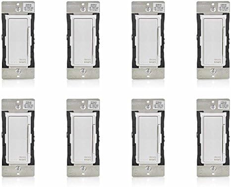 Leviton DH6HD-1BZ 600W Decora Smart Dimmer, Works with Apple HomeKit (8 Pack)