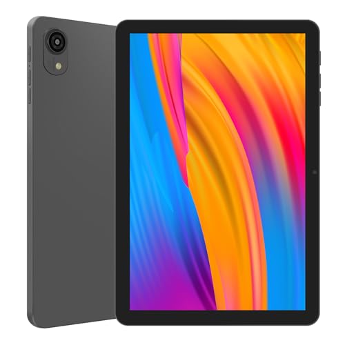 Haehne Tablette 10 Pouces, Tablette Tactile avec 2 Go RAM+32 Go ROM (1TB TF), 5100 mAh,Android Tablettes,Gris