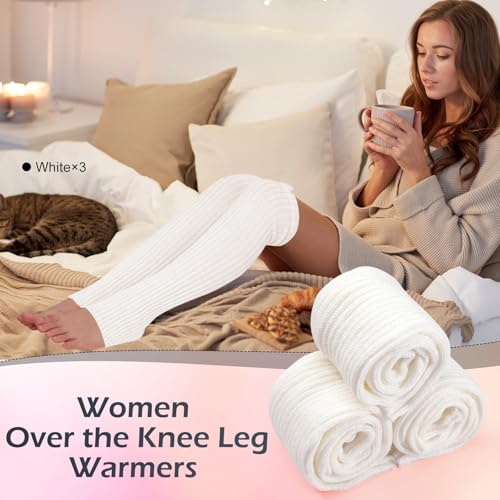 Chaussettes over the knee ribbed de qualité pour femme - 2