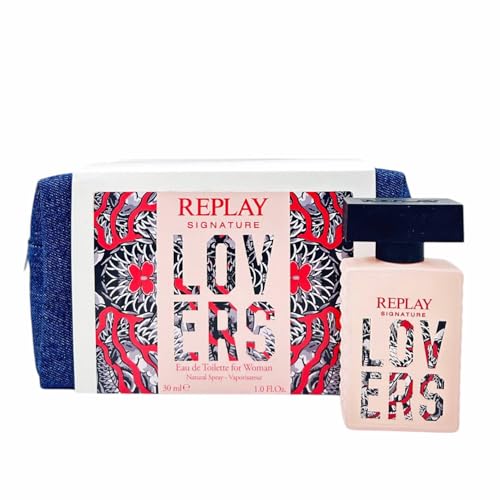 Replay Signature Set Regalo Donna Lovers Profumo Eau De Toilette Spray 30 Ml Con Pochette