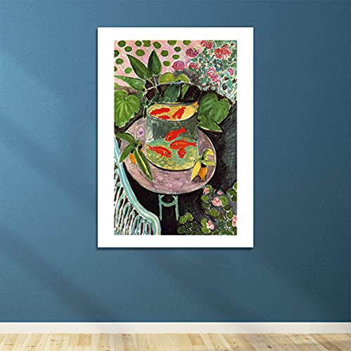 Matisse Poisson rouge grand format cadre deco murale - 4