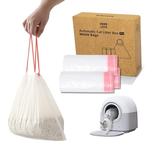 【HHOLOVE】全自動猫トイレPro 専用 ライナー ゴミ袋 1セット (3ロール入り)