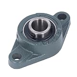 AMONIDA Pillow Block Flanschlager, 20mm Lagerstahl Design