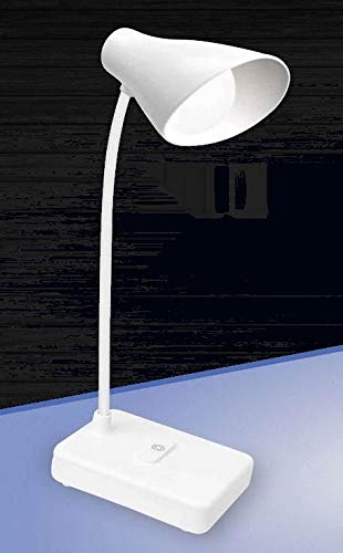 Laps of Luxury® Brighto Plastic Rechargeable LED Lamp White Colour