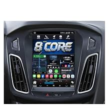 8Core Car Radio for Ford Focus 2012-2018 CarPlay Android Auto Touch Screen Stereo Replacement with FM/AM/36EQ Bluetooth5.0 GPS Split-Screen SWC Support OTA Upgrade