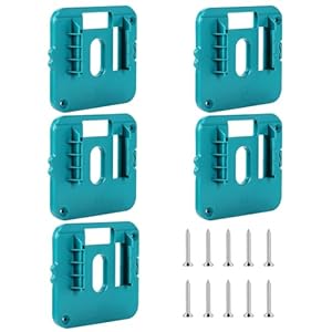 5er Set Batterieaufbewahrungs Wandmontage Werkzeughalterung Geeignet Für Die Effiziente Organisation In Geräteschuppen Und Werkstätten. Schnell Zu Installierendes Batterieregal