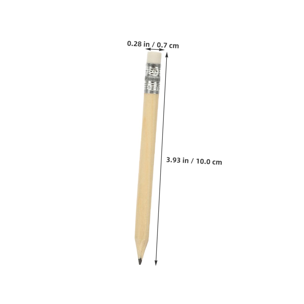 200stücke Holz Golf Bleistift mit Radiergummi Mini Vorgespitzte Stifte für Scorekarten Schule und Büro