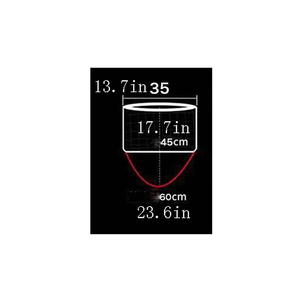 Rete da pesca Landing Net Telescopica Rete da Pesca In Lega di Alluminio-Magnesio Pieghevole Dip Net Head per 35X35X45CM 45x45X70CM rete da pesce