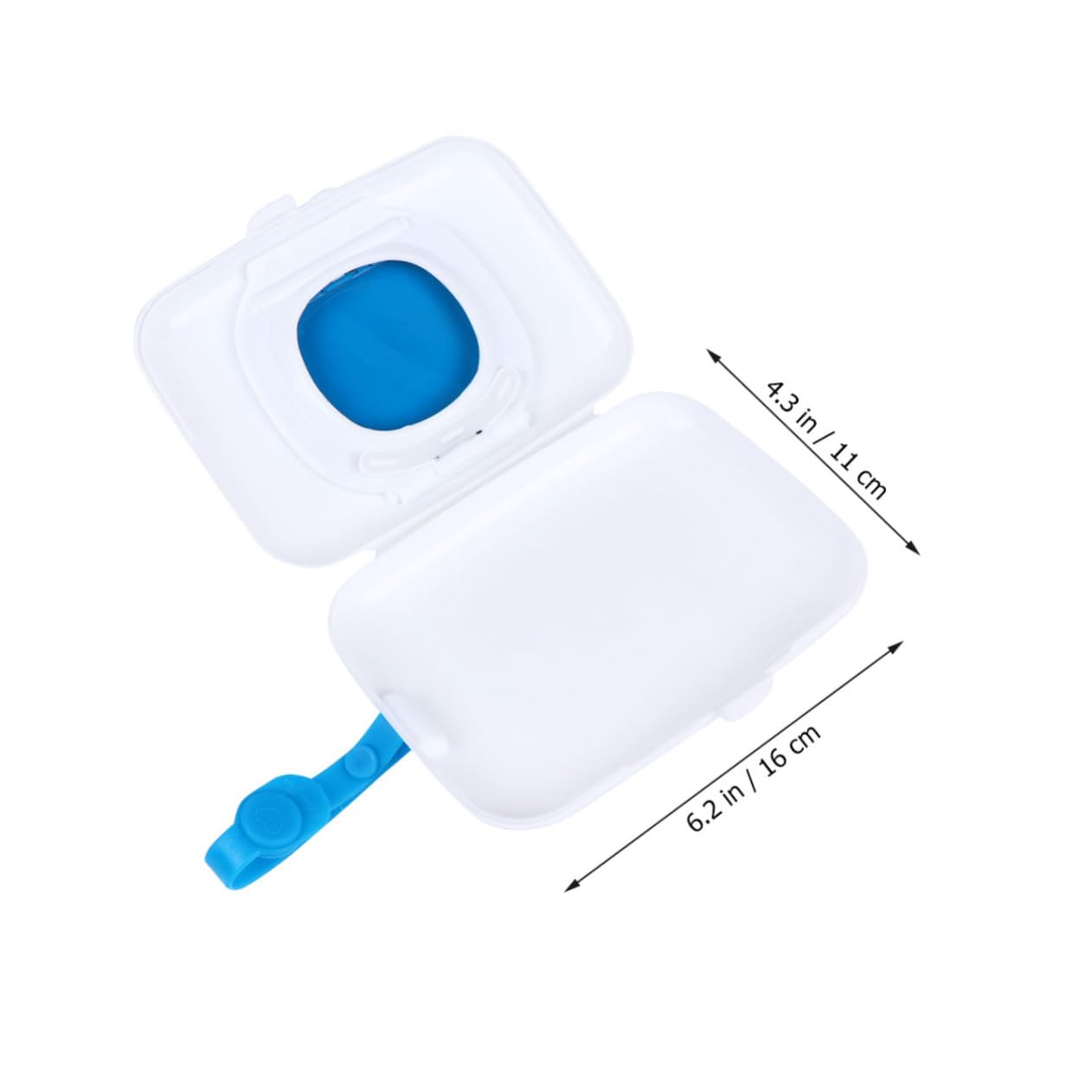 Unomor Portable Wet Tissue Case Lightweight Storage Holder for Wipes Convenient Travel Design with Easy Press Button for Outdoor Use