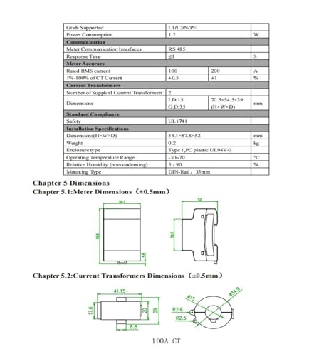 Medidor AGF-AE-D/200: control de energía eficiente con exportación cero 3