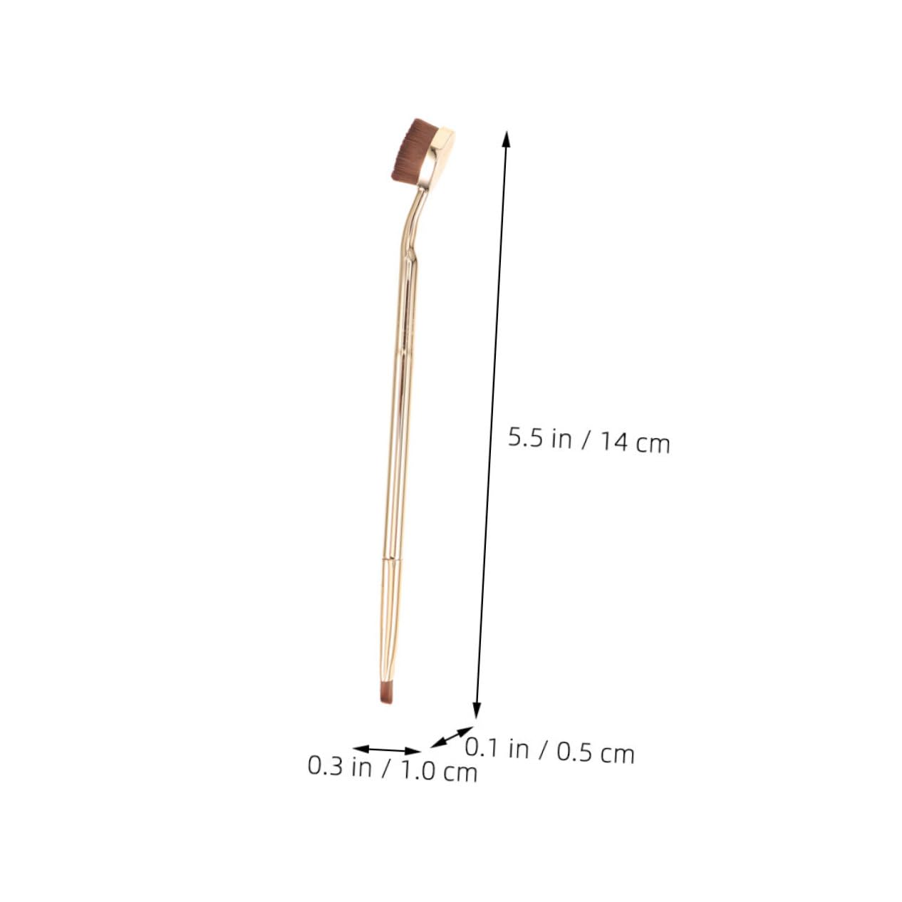 VICASKY 4pcs Double-ended Concealer Brush under Eye Makeup Tools Concealer Brush Applicators for Women Angled for Cosmetics