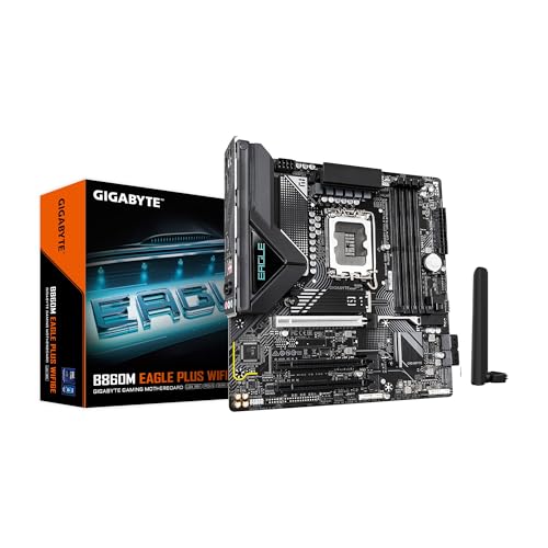 GIGABYTE B860M Eagle Plus WIFI6E Intel Core Ultra (Series 2) LGA 1851 }U[{[hAMATXADDR5A2X M.2APCIe 5.0AUSB-CAWIFI6EA2.5GbE LANAE