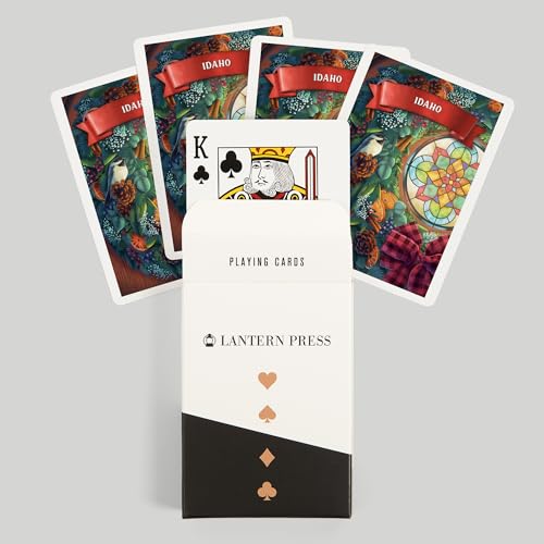 Lantern Press Idaho, Naipes de Poker 52 Cartas miniatura 6