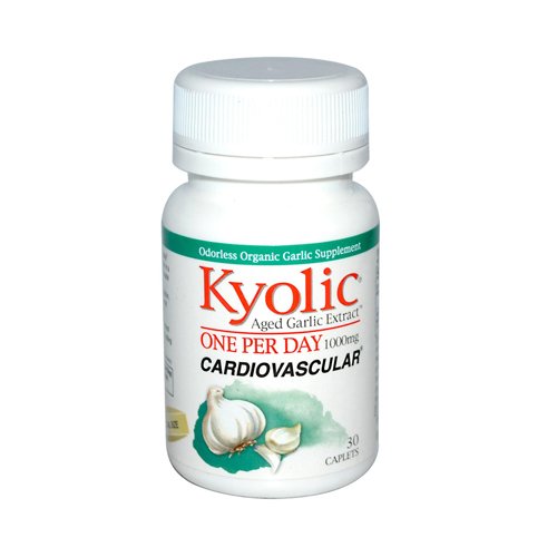 Kyolic One Per Day Garlic Extract Caplet, 1000 mg - 30 per pack - 3 per case.