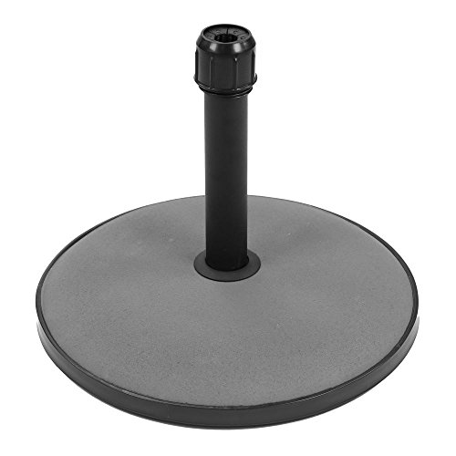 Ldk Garden 82174 - Pie de parasol para jardín, 45 x 45 x 27 cm, color gris