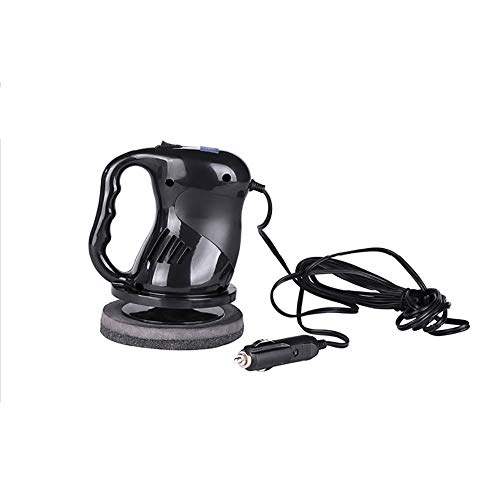NiceEverday 1pack Coche Pulidora Buffer Pulidor eléctrico automotriz Waxer para el Pulido y Encerado de Coches Pulido del Aparato electrodoméstico Muebles (Negro)