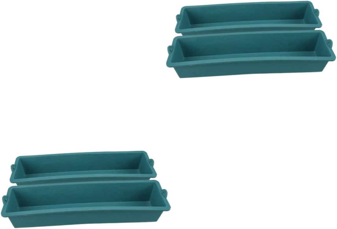 GALPADA 4pcs Parakeet Cage Feeder Bonsai Pot Planter Garden Vegetable Container Poultry Feeder Chick and Waterer Kit Livestock Feed Trough