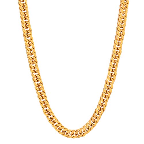 Fashion Frill Golden Chain For Men Boys Gold Plated Chain Necklac...