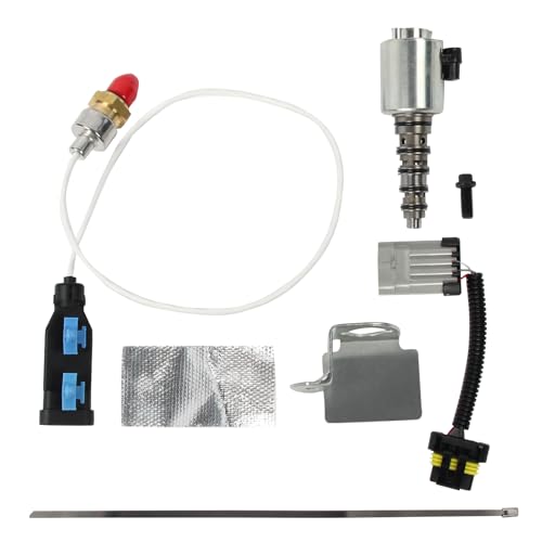 Lym Apex Turbo Charger Vane Position Sensor Kit with VGT Solenoid Fits for Chevy Silverado GMC Sierra Ford F E Series, Duramax LLY LBZ LMM LML 6.6L Diesel Replace 12643471 12635324 763527-0512