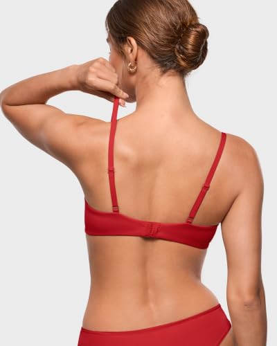 Image of INLYRIC Women's Unlined Balconette Bra Tshirt Underwire