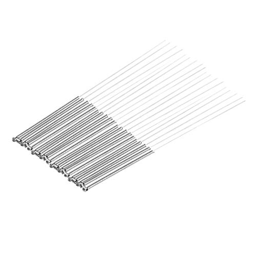 20pcs 0.4 mm Drill Bits for 3D Printer Nozzle Cleaning Kit Stainless Steel Nozzle Cleaning Tool Kit