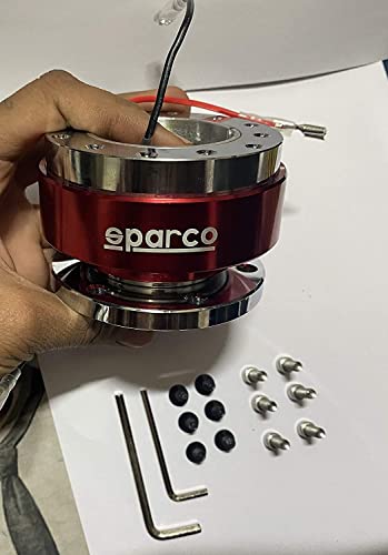 Image of AUTO MT SPARCO Universal Steering Wheel Ball Quick Release Boss Kit Lock JDM Joint Hub