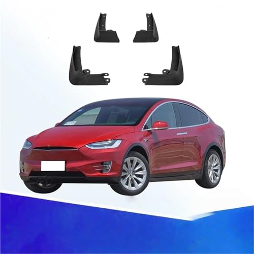 Guardabarros para Tesla Model X delanteros y traseros de ajuste perfecto 6
