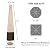Vailge Patio Umbrella Cover,100% Waterproof Outdoor Market Parasol Umbrella Covers with Zipper and Air Vent,UV Resistant Patio Furniture Covers,73" H x 23" D,Beige & Brown