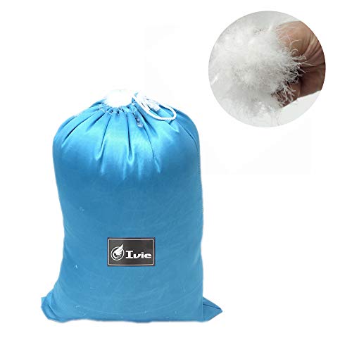Ivie 1 lb Natural 100% Goose Down Filling for Pillow Jacket Bulk Down