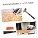 DOITOOL Wood Flooring Installation Kit Complete Tool Set with Wedge Spacers Tapping Block Handle Mallet for Vinyl Laminate and Hardwood Floor Projects