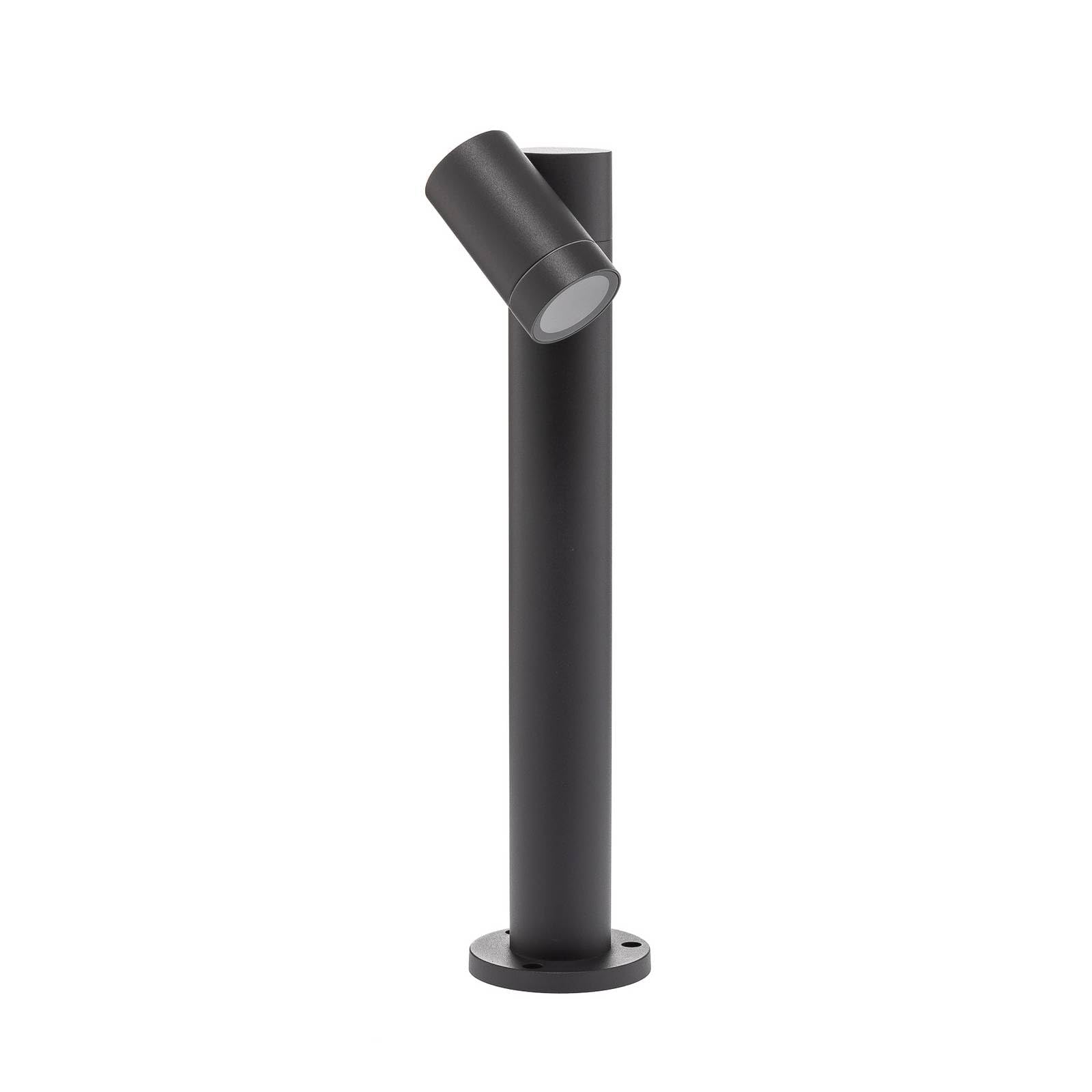 PRIOS Outdoor Lights Tulimar dimmable (Modern) in Black Made of Aluminium (1 Light Source, GU10) from Pillar Garden Path Bollard lamp