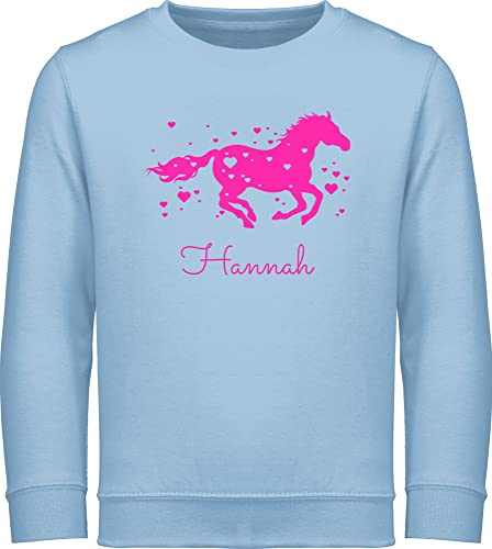 Mädchen Pullover Mit Pferde-Print - Langarm Hoodie Für Winter