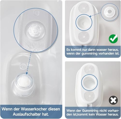 Miniatura 7 de Watus Filtro, Para Cartuchos Brita Filtro Brita Maxtra Pro Maxtra Plus, Fabricados En Alemania, Reducen El Plomo, El Cloro, Los Metales Pesados Y La Cal En El Agua 12