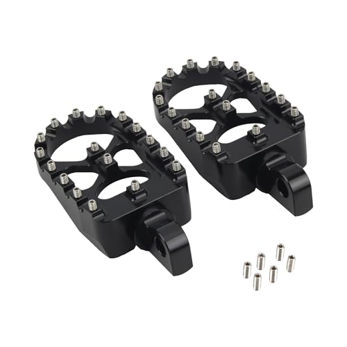 Repose-pieds universels CNC motocross larges pour FLSTF FXDF FLSTFB S